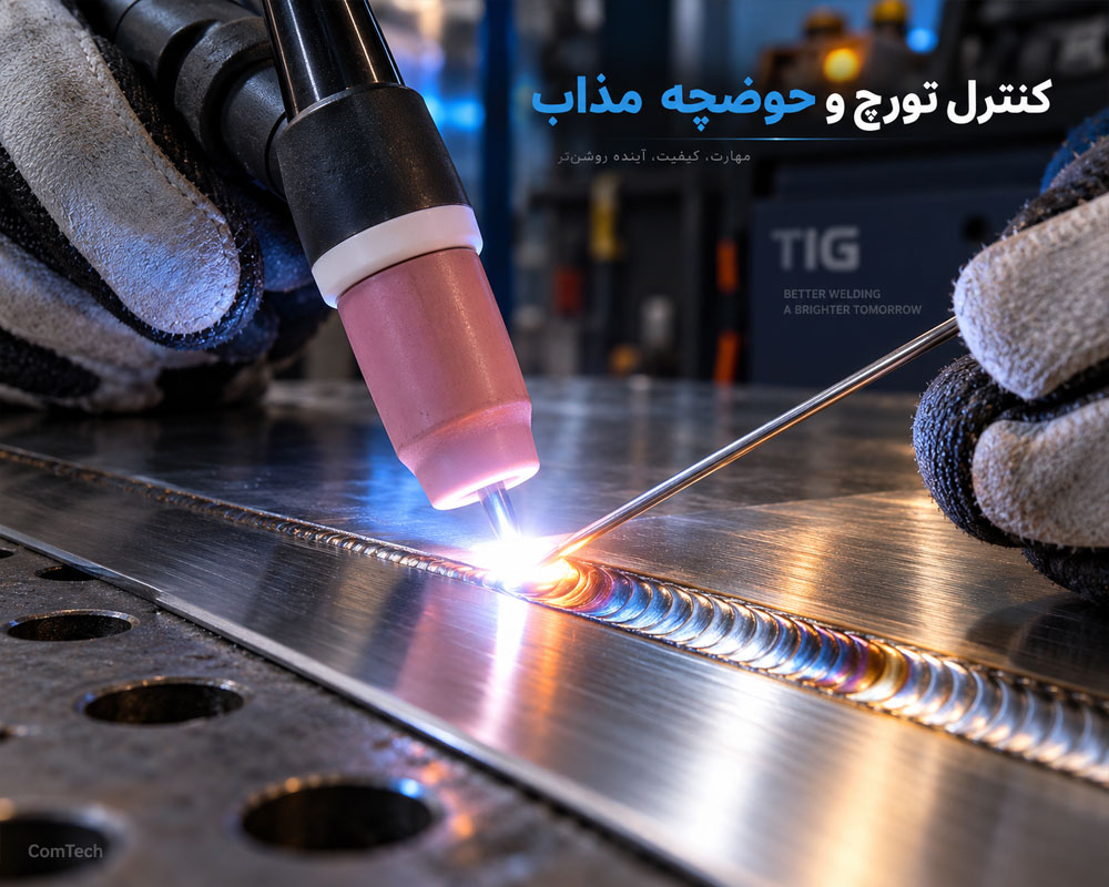 کنترل تورچ حوضچه مذاب