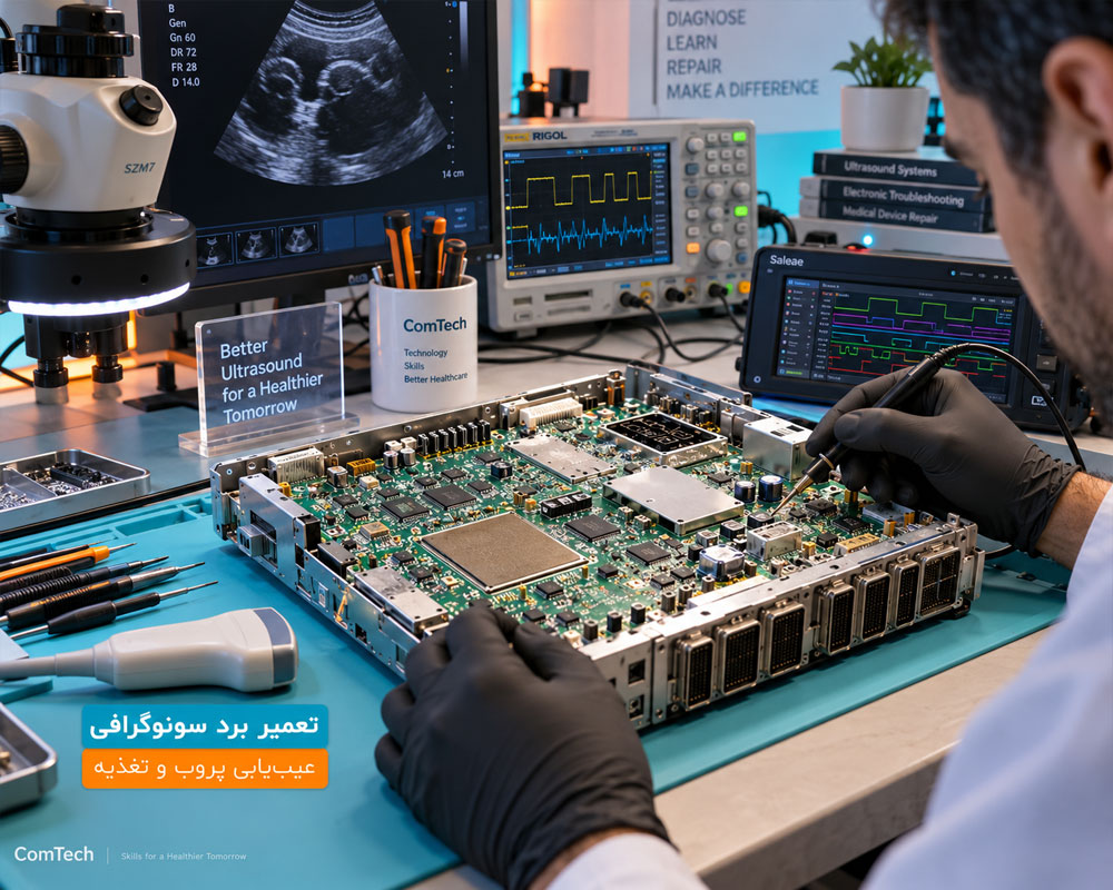 تعمیر برد دستگاه سونوگرافی