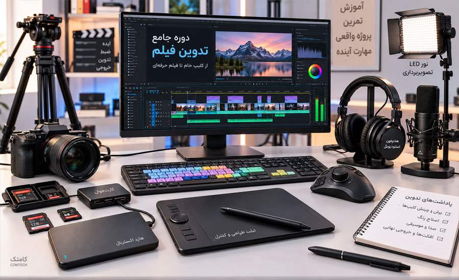 تجهیزات تدوین حرفه‌ای فیلم