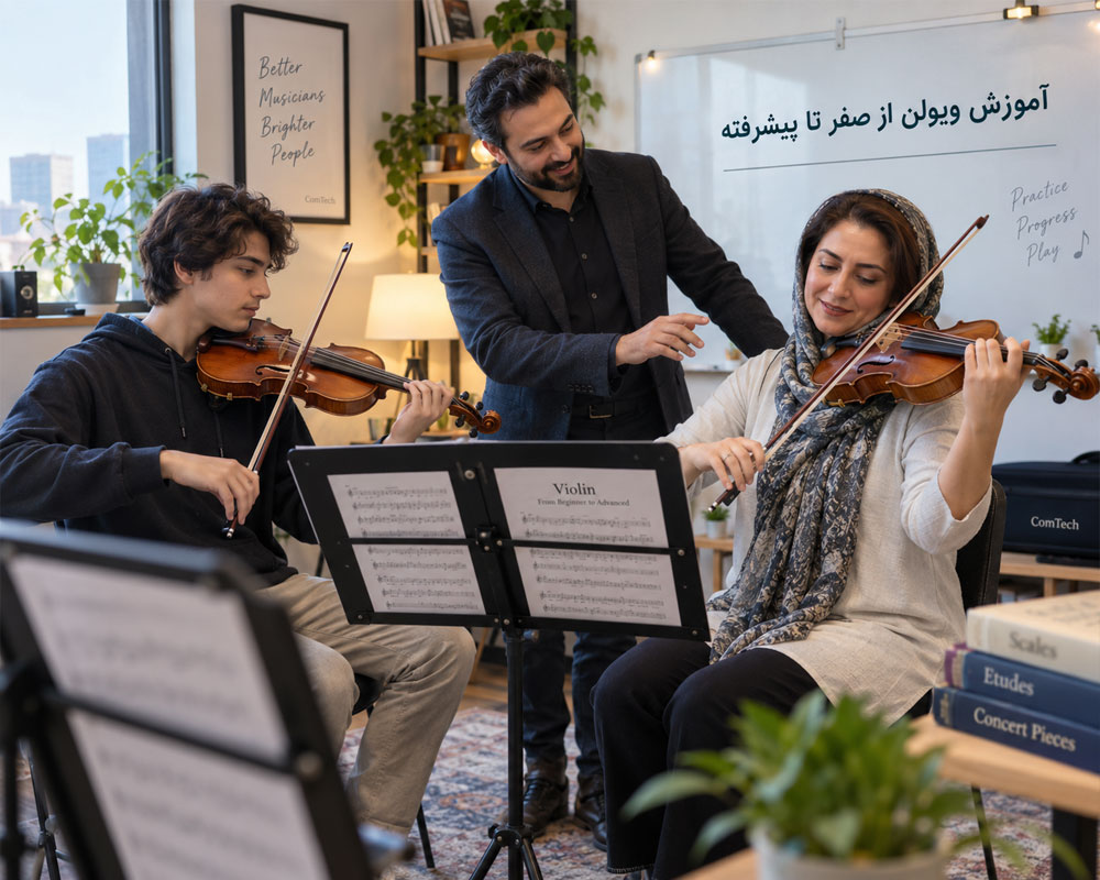 کلاس آموزش ویولن کامتک