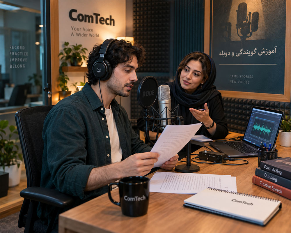 آموزش گویندگی و دوبله