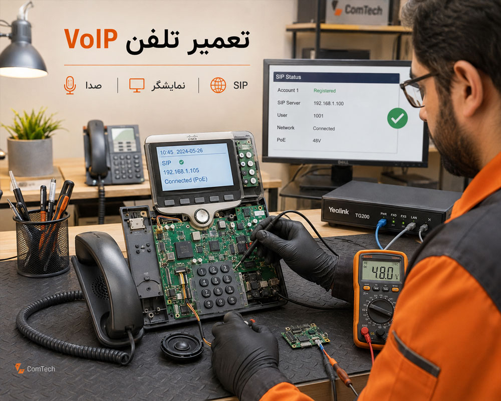 تعمیر تلفن VoIP و گیتوی تعمیر تلفن VoIP و گیتوی