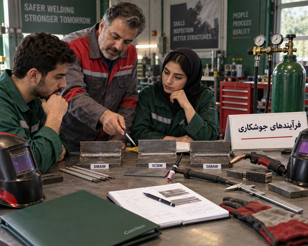 آموزش فرآیندهای جوشکاری برای بازرس جوش صنعتی