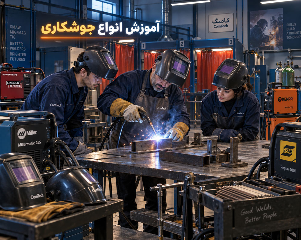 کلاس عملی آموزش انواع جوشکاری از پایه تا پیشرفته