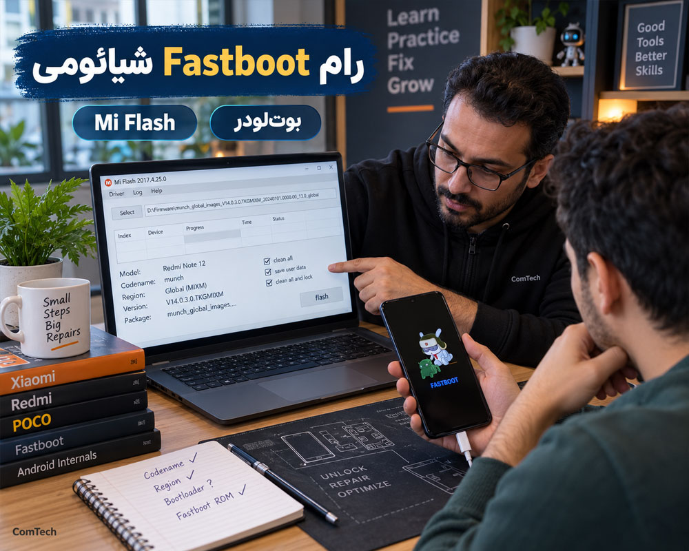 آموزش فلش شیائومی با Mi Flash