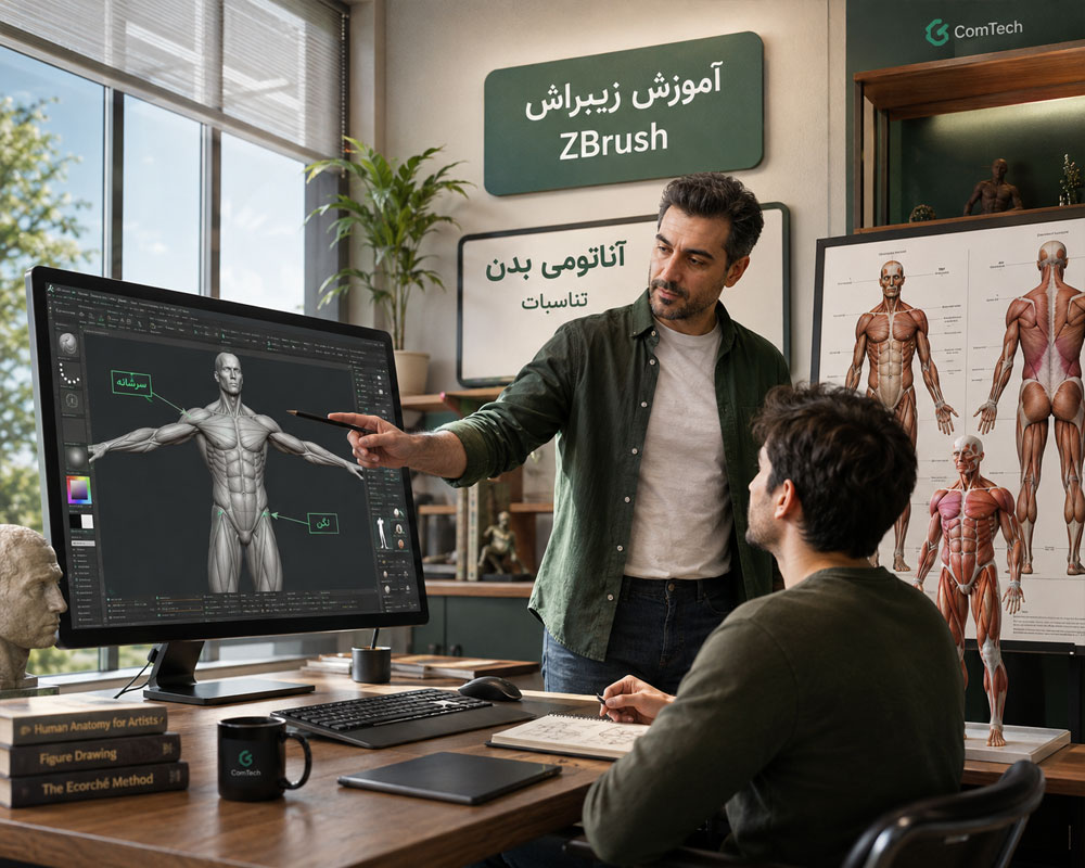 آموزش آناتومی کاراکتر آموزش آناتومی کاراکتر
